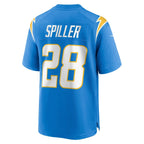Isaiah Spiller Los Angeles Chargers Nike Game Jersey - Powder Blue