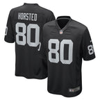 Jesper Horsted Las Vegas Raiders Nike Game   Jersey - Black