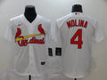 Men's St. Louis Cardinals #4 Yadier Molina Jersey1 White