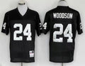 Men's Oakland Raiders Charles Woodson  Black Legacy Replica Jersey1