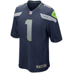 Warren Moon Seattle Seahawks Nike Game Retired   Jersey - College Navy