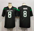 Men's New York Jets Elijah Moore #8 Stealth Black Game Jersey1