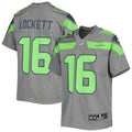 Custom Seattle Seahawks InvertedTeam Game Jersey - Gray