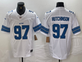 Men's Detroit Lions Aidan Hutchinson #97 White Vapor F.U.S.E. Limited Jersey1