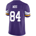 #84 Randy Moss Player MN.Vikings Purple Vapor F.U.S.E. Limited Football Jerseys