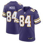 Randy Moss Minnesota Vikings Nike Classic Retired   Game Jersey - Purple