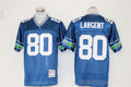 Men's Seattle Seahawks Steve Largent  Royal Legacy Replica Jersey1