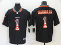 Men's Miami Dolphins Tua Tagovailoa #1 Black Alternate Game Jersey1