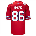 B.Bills #86 Dalton Kincaid Player Game Jersey - Red Stitched American Football Jerseys
