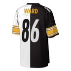 P.Steelers #86 Hines Ward Player White/Black  Replica Limited Split Stitched American Football Jerseys