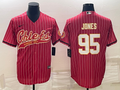 Men's Kansas City Chiefs Chris Jones #95 Red Player Jersey1 Joint Edition