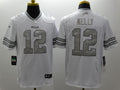 Men's Buffalo Bills Jim Kelly #12 White Player Game Jersey1