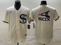 Men's Chicago White Sox Cream Replica Player Jersey1