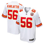 George Karlaftis Kansas City Chiefs Nike Away Game   Jersey - White