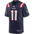 Drew Bledsoe New England Patriots Nike Game Retired   Jersey - Navy