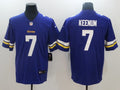 Men's Minnesota Vikings Case Keenum #7 Purple Game Jersey1