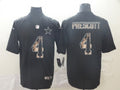 Men's Dallas Cowboys #4 Dak Prescott Black Game Jersey1