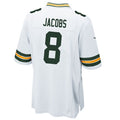 GB.Packers #8 Josh Jacobs Player White Game Jersey Stitched American Football Jerseys