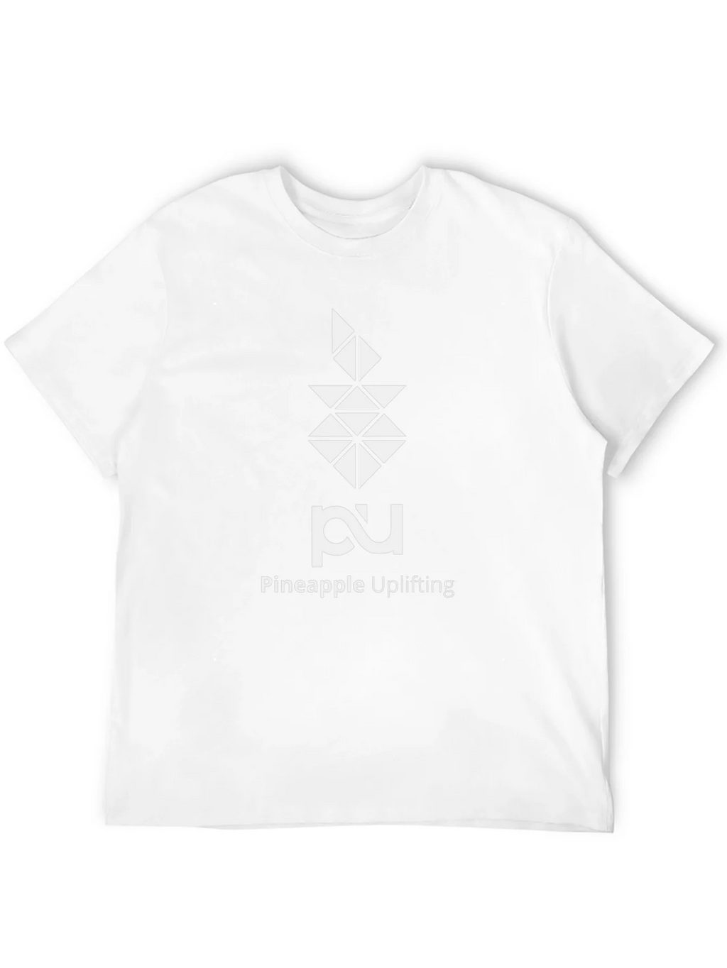 Pineapple Uplifting Graphic Tee - Modern Black T-Shirt
