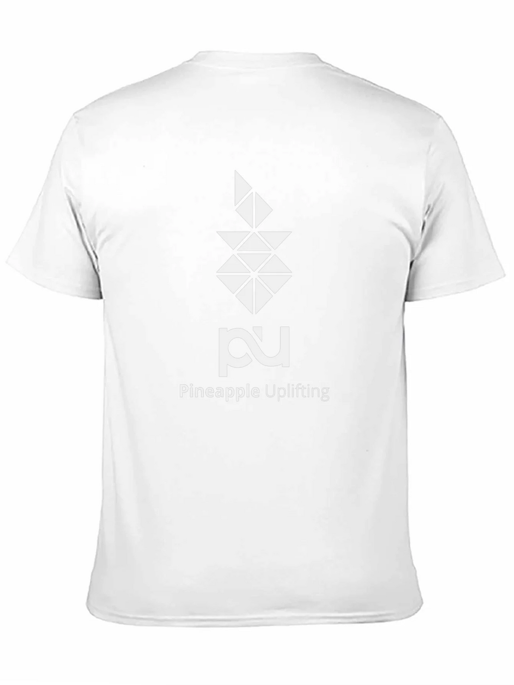 Pineapple Uplifting Graphic Tee - Modern Black T-Shirt