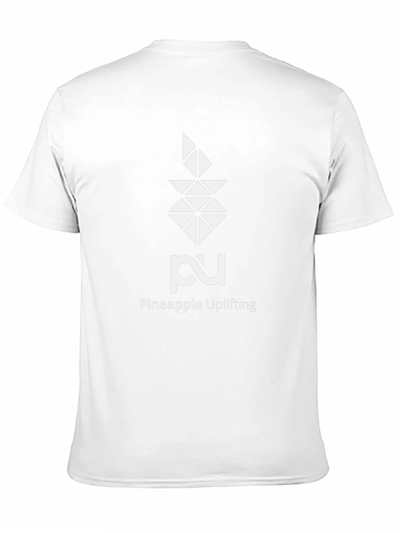 Pineapple Uplifting Graphic Tee - Modern Black T-Shirt