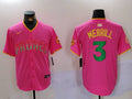 Men's San Diego Padres Jackson Merrill #3 Pink Replica Player Jersey
