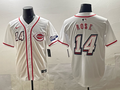 Men's Cincinnati Reds Pete Rose #14 White 2025 MLB Speedway Classic Home Replica Jersey