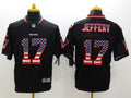 Men's Chicago Bears Alshon Jeffery #17 Black Game Jersey1