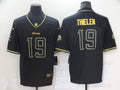 Men's Minnesota Vikings Adam Thielen #19 Black Player Game Jersey1