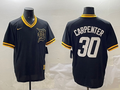 Men's Detroit Tigers Kerry Carpenter #30 Black Replica Player Jersey1