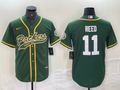 Men's Green Bay Packers Jayden Reed #11 Green Player Jersey1 Joint Edition