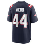 Raleigh Webb New England Patriots Nike Home Game   Jersey - Navy