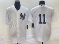 Men's New York Yankees Anthony Volpe #11 White Replica Player Name Jersey1