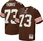 Men's Cleveland Browns Joe Thomas #73 2007 Brown Throwback Jersey