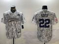Men's New York Yankees Juan Soto #22 Arctic Camo 2024 Salute to Service Limited Jersey1