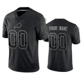 Custom1 Buffalo Bills Active Player Black Reflective Limited Stitched Football Jersey1 Football Jersey1