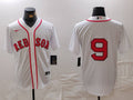 Men's Boston Red Sox Ted Williams #9 White Replica Player Jersey1