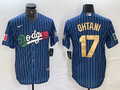 Men's Los Angeles Dodgers Shohei Ohtani Royal Replica Game Jersey1