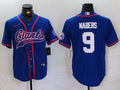 Men's New York Giants Malik Nabers #9 Royal Game Jersey2