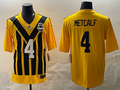 Men's Pittsburgh Steelers DK Metcalf #4 Gold Alternate 1933 Throwback Game Jersey