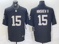 Men's Las Vegas Raiders Gardner Minshew II #15 Black Game Jersey1