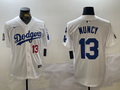 Men's Los Angeles Dodgers Max Muncy #13 White Game Player Jersey1