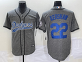 Men's Los Angeles Dodgers Clayton Kershaw #22 Gray Game Jersey1 Joint Edition