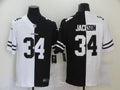 Men's Las Vegas Raiders Bo Jackson #34 Black/White Game Jersey1