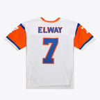 Men's John Elway White Denver Broncos 1994 Jersey
