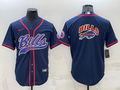 Men's Buffalo Bills Navy Game Jersey1