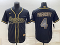 Men's Dallas Cowboys Dak Prescott #4 Black Player Jersey1 Joint Edition