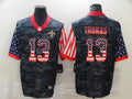 Men's New Orleans Saints Michael Thomas #13 Gray Camouflage Game Player Jersey1