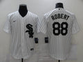Men's Chicago White Sox Luis Robert #88 White Replica Baseball Jersey1