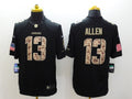 Men's Los Angeles Chargers Keenan Allen #13 Black Game Player Jersey1